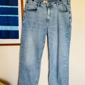 Pilcro Light Blue Straight Leg Jeans